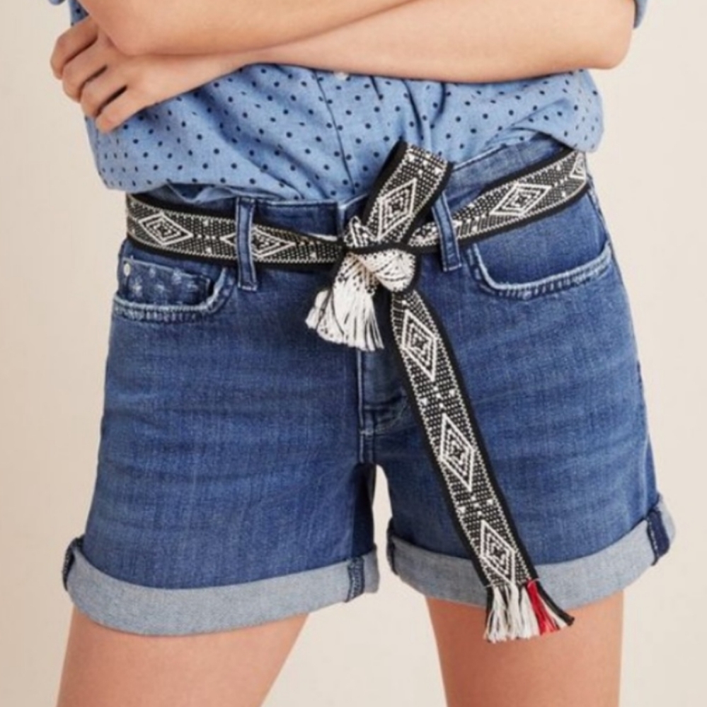 Pilcro High-Rise Boyfriend Shorts